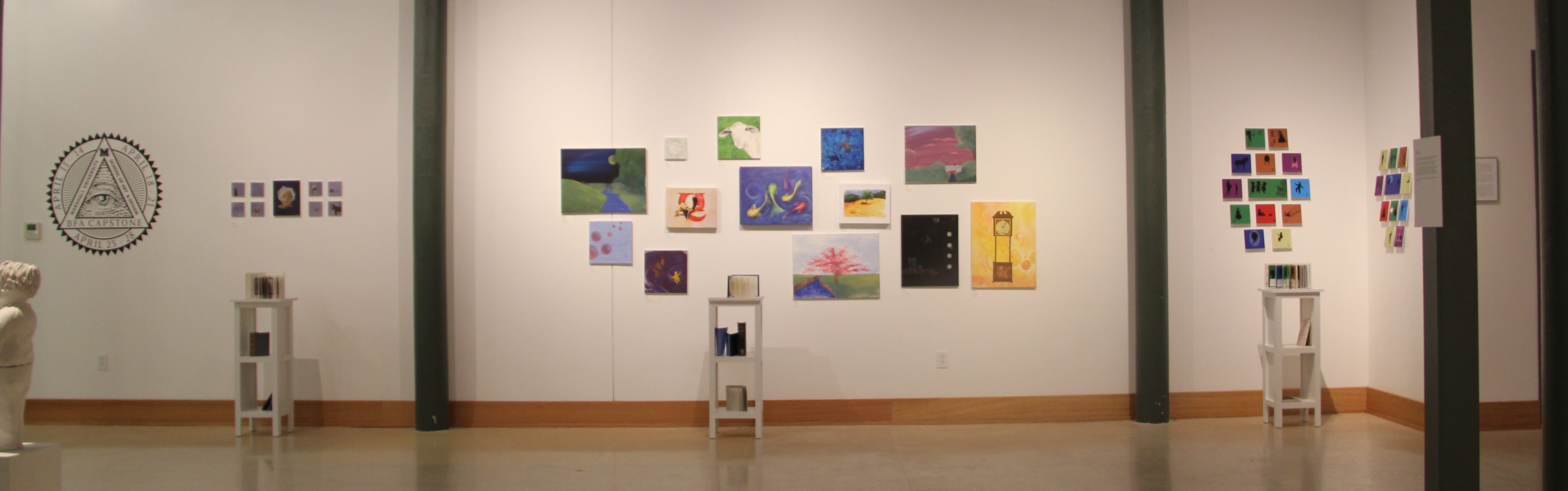REMAIN|S gallery space with work installed
