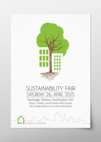 Sustainability Fair poster mockup
