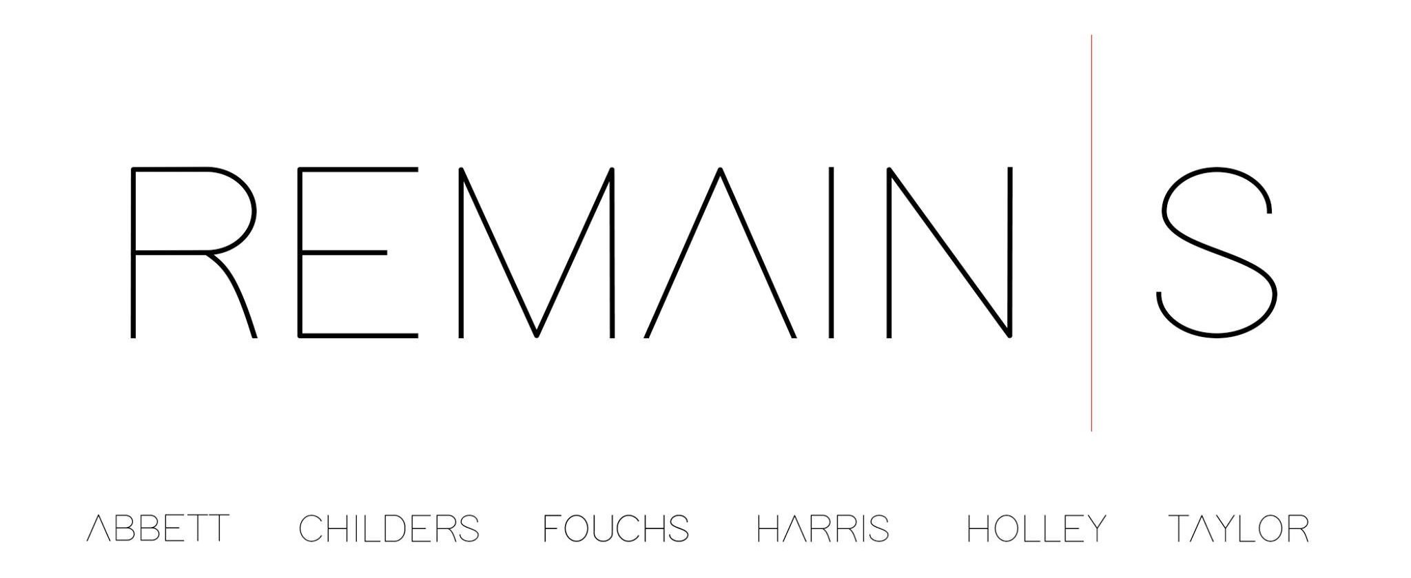 REMAIN|S exhibition title graphic