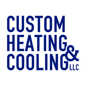 Heating and cooling company logo, text-only version