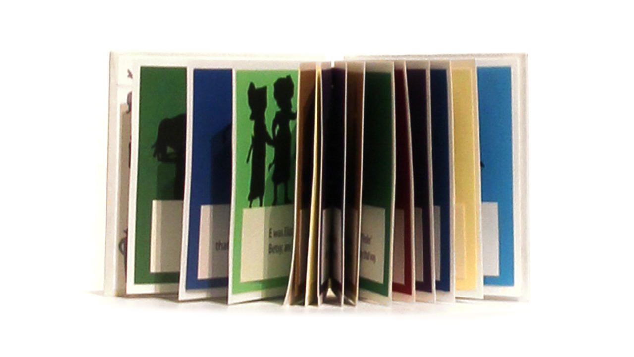 ABC alphabet book on display