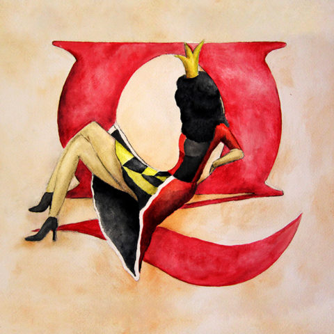 Queen of Hearts illustration