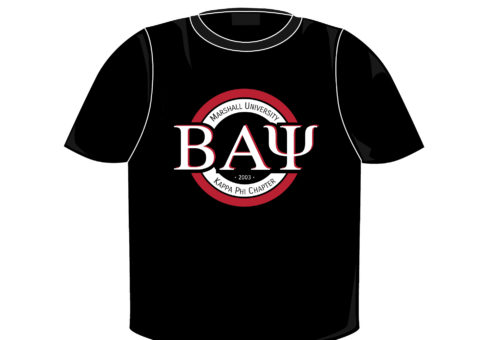 Beta Alpha Psi t-shirt design, front