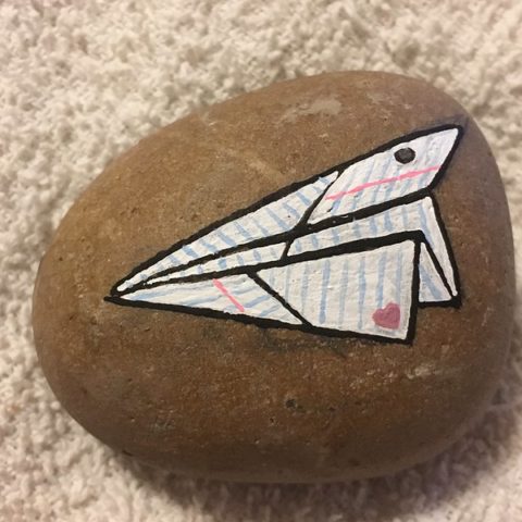 Hand-painted kindness rock