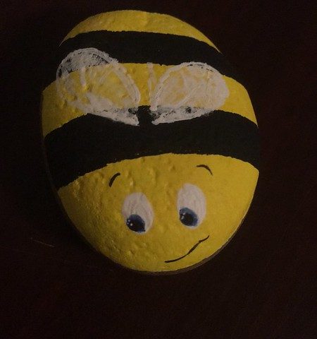 Hand-painted kindness rock