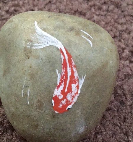 Hand-painted kindness rock