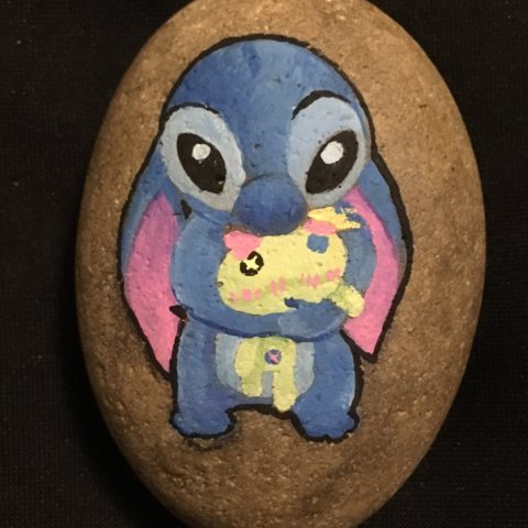 Hand-painted kindness rock