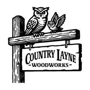 Country Layne logo, black version